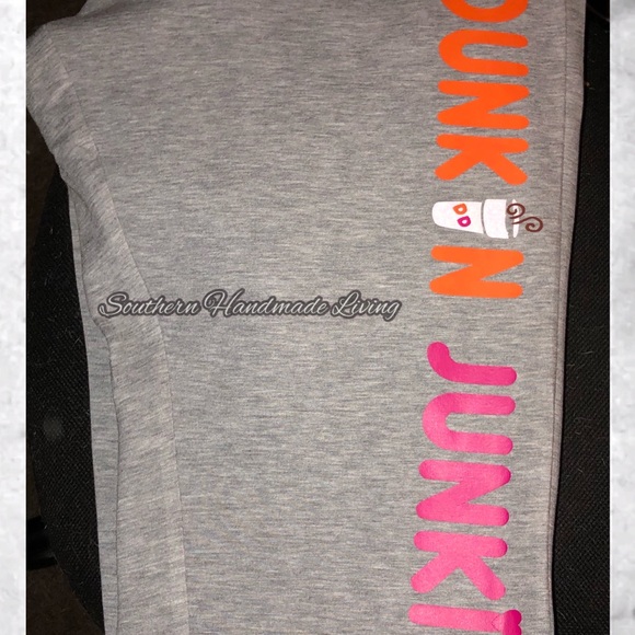 DunkinJunkie iron-on Vinyl “Decal ONLY” Shirt/SWST - Picture 4 of 15